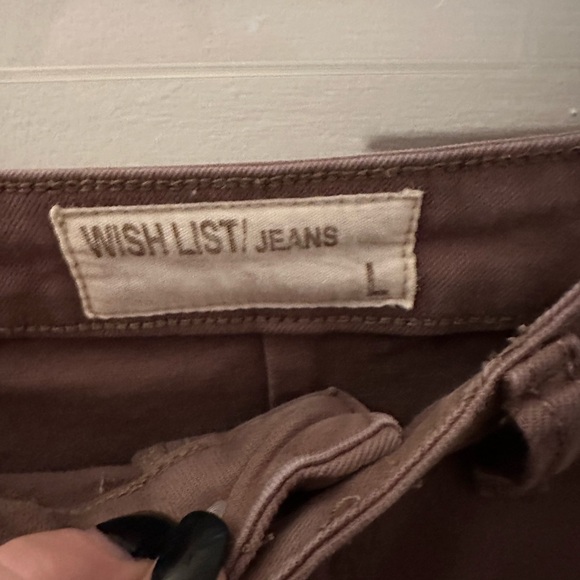 Wishlist Women's Wide Leg Tan Jeans - Picture 6 of 6